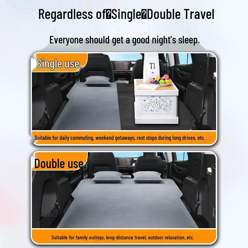 Ford Edge Automatic Inflatable Car Mattress: Rear Seat Sleeping Pad for Seven-Seater SUV