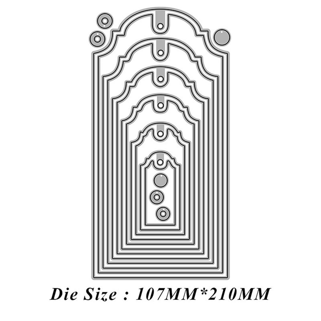 Border Labels Metal Cutting Dies Stencil For DIY Scrapbooking Embossing Paper Cards Album Making Decorative Craft Cut Template