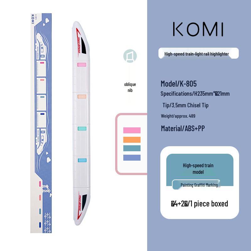 Cartoon Fluorescent Pen Gift Set: Colorful, Cute, and Creative Highlighters for Students