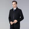 Brand Men's High-End Double-Sided Cashmere Coat - Wrinkle-Resistant Classic Business Wool Jacket