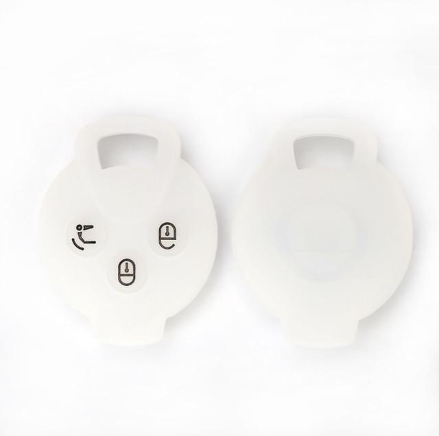 Silikonowa obudowa kluczyka do samochodu obudowa pilota do Mercedes Benz Smart 451 Chiave Roadster Crossblade Fortwo Roadster K Forfour akcesoria