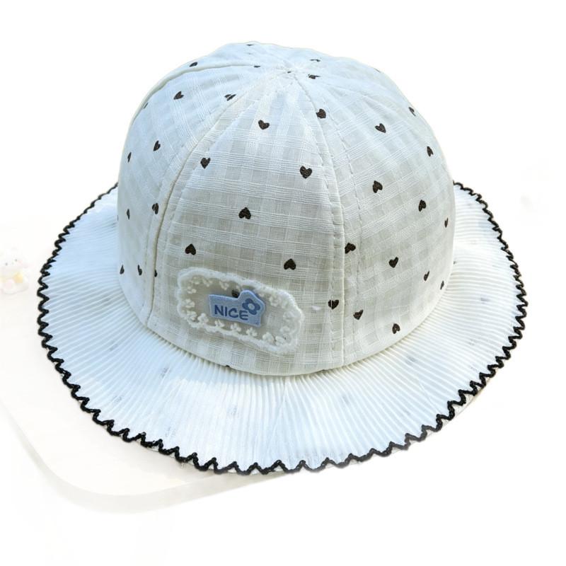 Baby Summer Sun Hat With Adjustable Breathable Fabric For Kids Protection