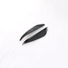 For Toyota BZ4X 2023-2025 ABS Carbon Fiber Rear Bumper Side Fender Splitter Fin