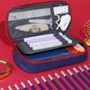 Desktop Storage Large Capacity Pencil Pouch Stationery Box Multi Layered Stationery Bag  Boys Girls