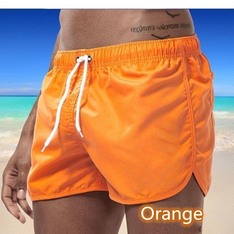 Summer Shorts Men Swim Trunks Quick Dry Board Shorts Bathing Suit Breathable Drawstring With Pockets Surfing Beach Sweat Pants