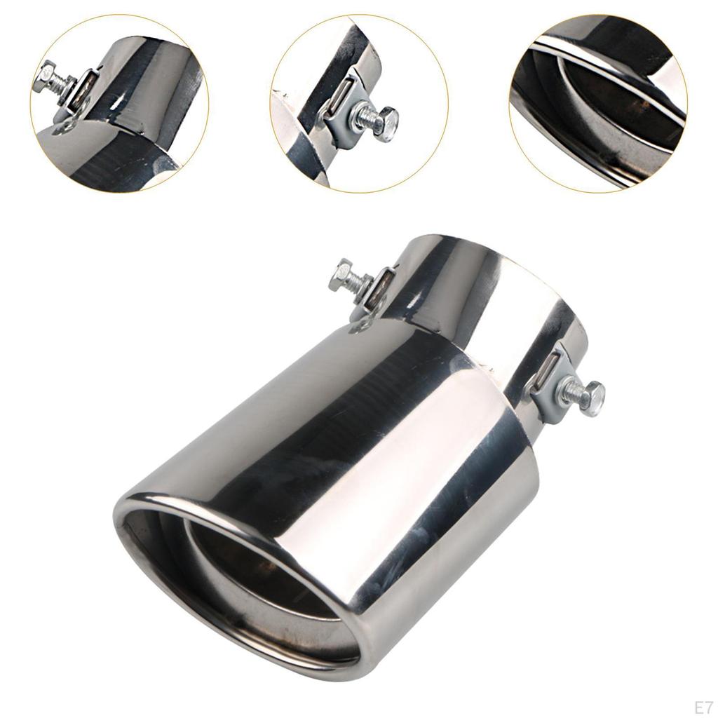 Car Exhaust Tip Stainless Steel Accessory Muffler for SUV Sedan colorful straight