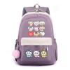 Jiyika wow cute expression bag schoolbag junior high school student backpack men and women lightweight new backpack