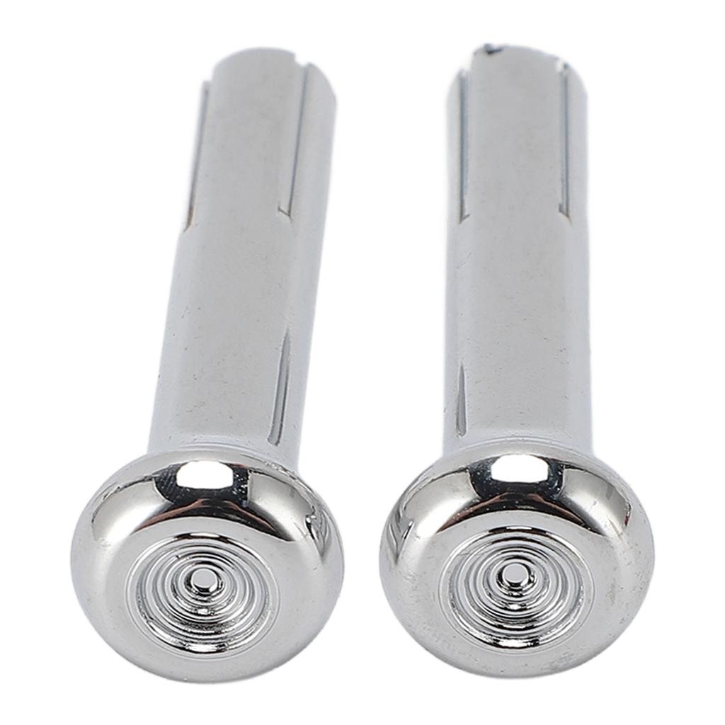 2PCS Car Chrome Door Lock Knobs IN6728Z Anti Scratch Personalized Auto Inner Door Lock Knob Pull Pins for Vehicle
