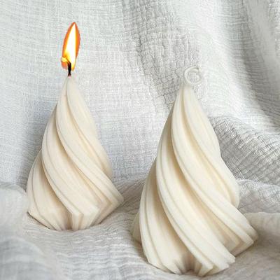 Römische Säule Wirbel Silikon Kerzenform DIY Spitzkerzen Duftkerzen Abstrakte Kunst Handwerk Herstellung Gips Harz Formen Heimdeko