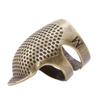 Adjustable Retro Thimble Ring Finger Hand Non-slip Embroidery Needle Press Finger Protector Finger Sleeve Universal Thimble