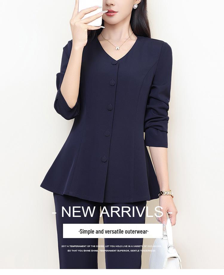 Plus Size Women's Formal Suit Jacket & Top Set - 2023 Spring/Autumn Collection