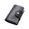Card Holder With Multiple Card Slots Secure Snap Closure For Daily Carry Travel Business Use