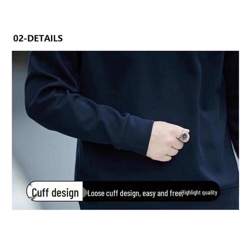 JEEP SPIRIT Men's Half-Zip Fleece Pullover Sweatshirt