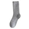 Wool Socks Children'S Medium Tube Socks Season Warm Solid Color Boneless Confinement Socks Fleece Thickened Cashmere Stacking Socks Women
