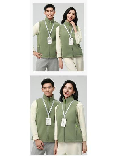 DJI Custom Logo Polar Fleece Vest - Winter Corporate Team Workwear Vest