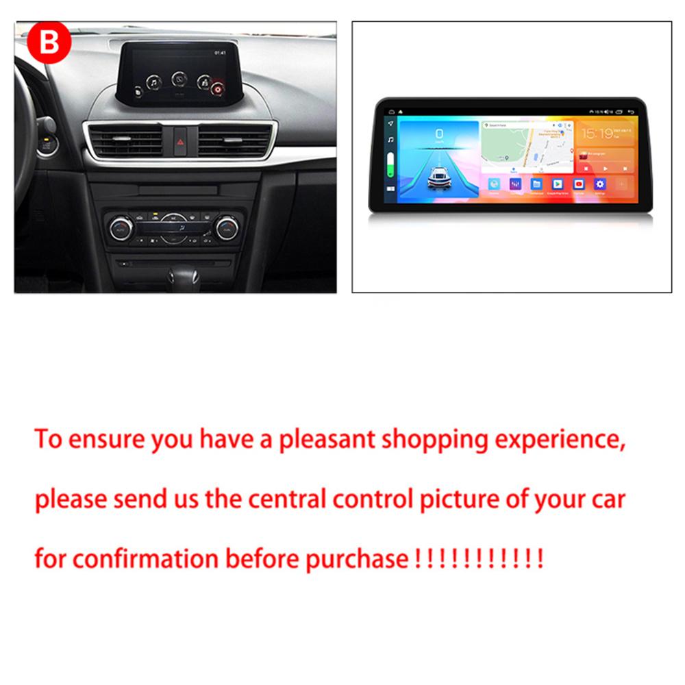 12.3" Android 10 Car Stereo Radio GPS NAVI Build-in Carplay DSP For Mazda 3 Axela 2015-2019