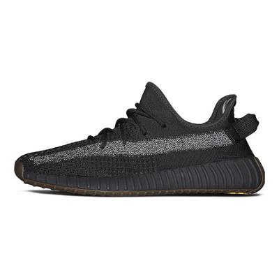adidas Originalūs Yeezy Boost 350 V2 Cinder Reflective Sportiniai Žemi Gyvenimo Būdo Batai Unisex Sportbačiai Juodi Balti FY4176-2020
