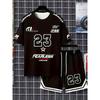Men's Casual Suit Daily Casual Men's T-shirt Street Fashion Sports Shorts Two-piece Set