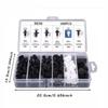 Auto Fastener Clip Mixed Kit 100pcs Set Car Body Push Retainer Pin Rivet Bumper Door Trim Panel Fastener Fender Rivet Clips Car