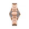 FOSSIL Stella Collection Wrist Watch Quartz Movement Stainless Steel Strap Tan Watch Dial Women's Watch 50m Waterproof ES5109