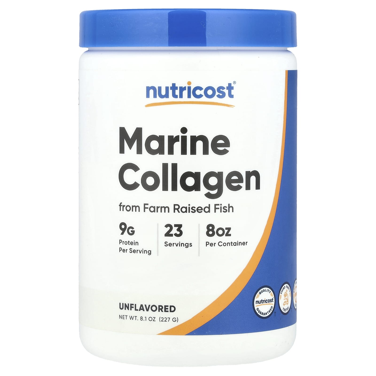 

Marine Collagen from Farm-Grown Fish, Unflavored, 227G (8.1Oz)