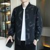 Jacke Herren Herbst und Winter Neu Koreanische Version Lässig Vielseitig Teenager Trend Top Trendy Outdoor-Sportarten Bedruckte Jacke