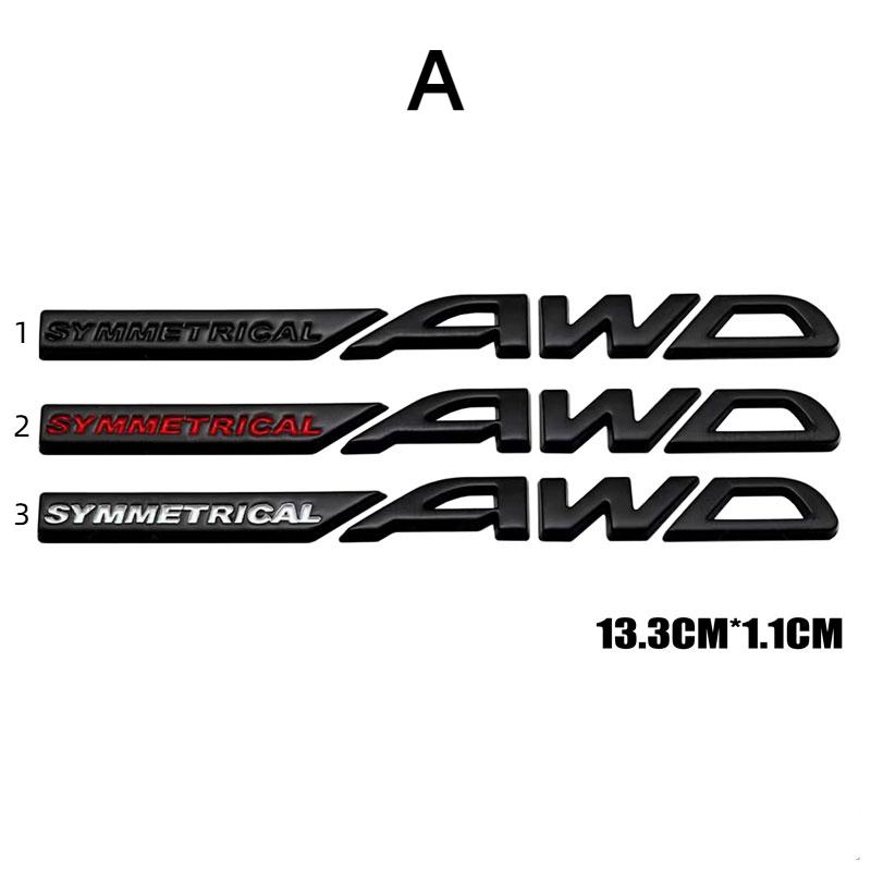 Car Body Sticker Auto Trunk Decorative Badge Decal for SYMMETRICAL AWD Emblem LEVORG STI TRIBECA WRC WRX XV ASCENT
