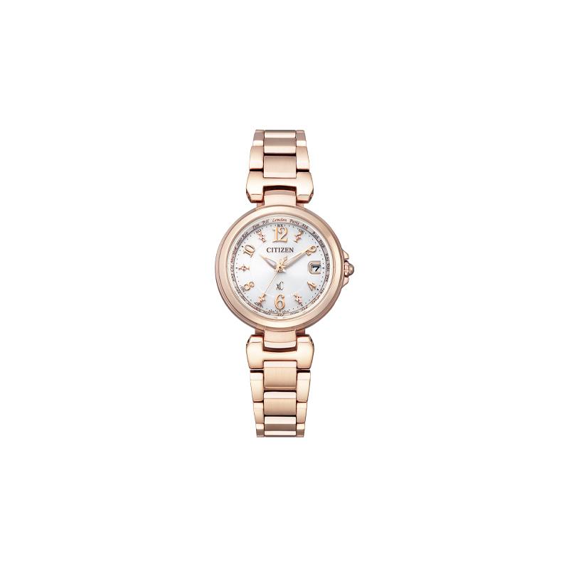 

CITIZEN Eco-Drive Series Radio Wave Leisure Business Optical Quartz Steel Strap Women s Watch Silver Dial EC1037-51A синій