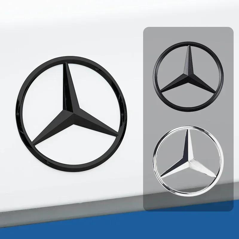 Autoaufkleber für Mercedes Benz 9cm ABS Auto Heckaufkleber Kofferraumemblem Aufkleber für Mercedes Benz S320 W164 W203 W204 W168 C180 E320 A