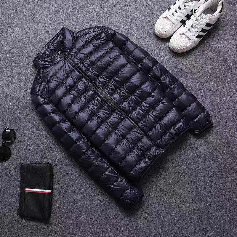 Autumn and Winter Cotton-padded Clothes Men's Light and Fashionable Cotton-padded Clothes Hooded Short Youth Stand-up Collar Cotton-padded Jacket