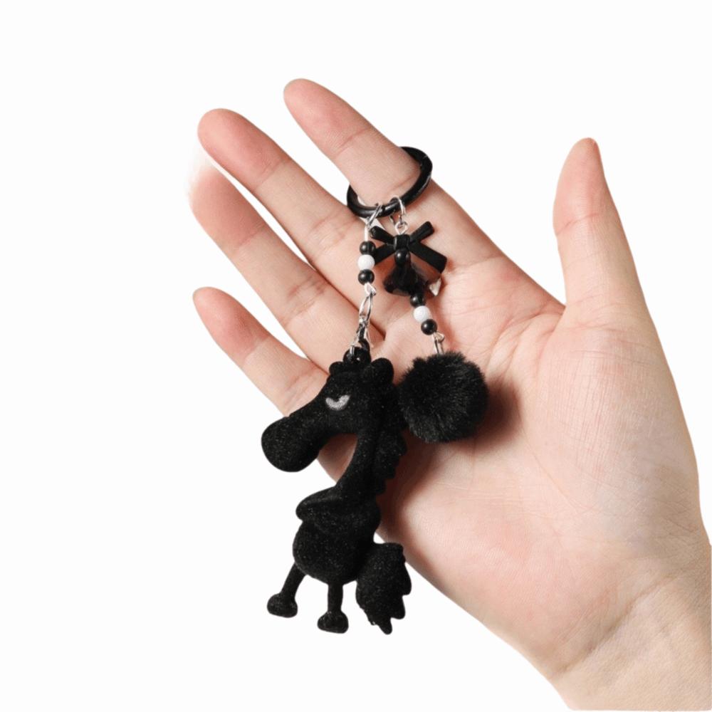 

Elegant Year of the Horse Keychain Animal Plush Pony Bag Charm Doll Zodiac Pendant Gift