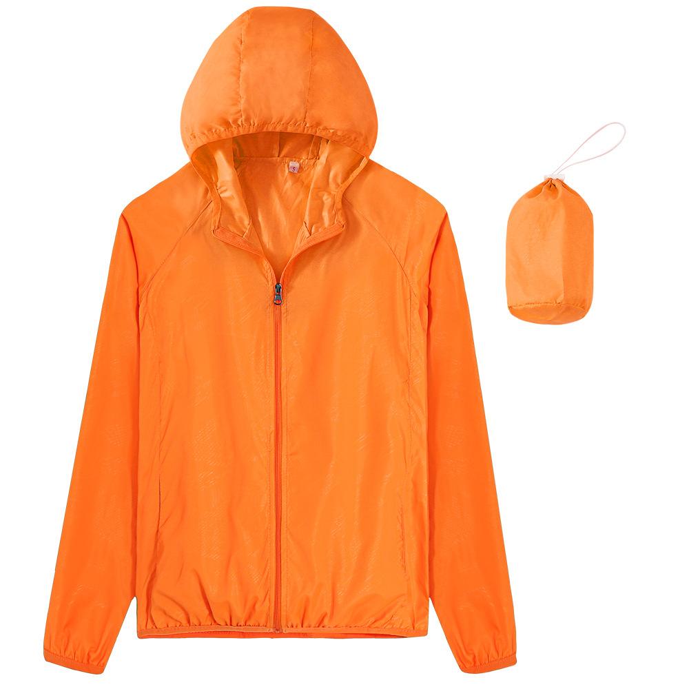 

Женская кожаная ветровка на груди, легкая дышащая, быстросохнущая одежда, водонепроницаемая и ветрозащитная спортивная куртка, пальто с длинными рукавами для велоспорта на открытом воздухе XXXL оранжевый