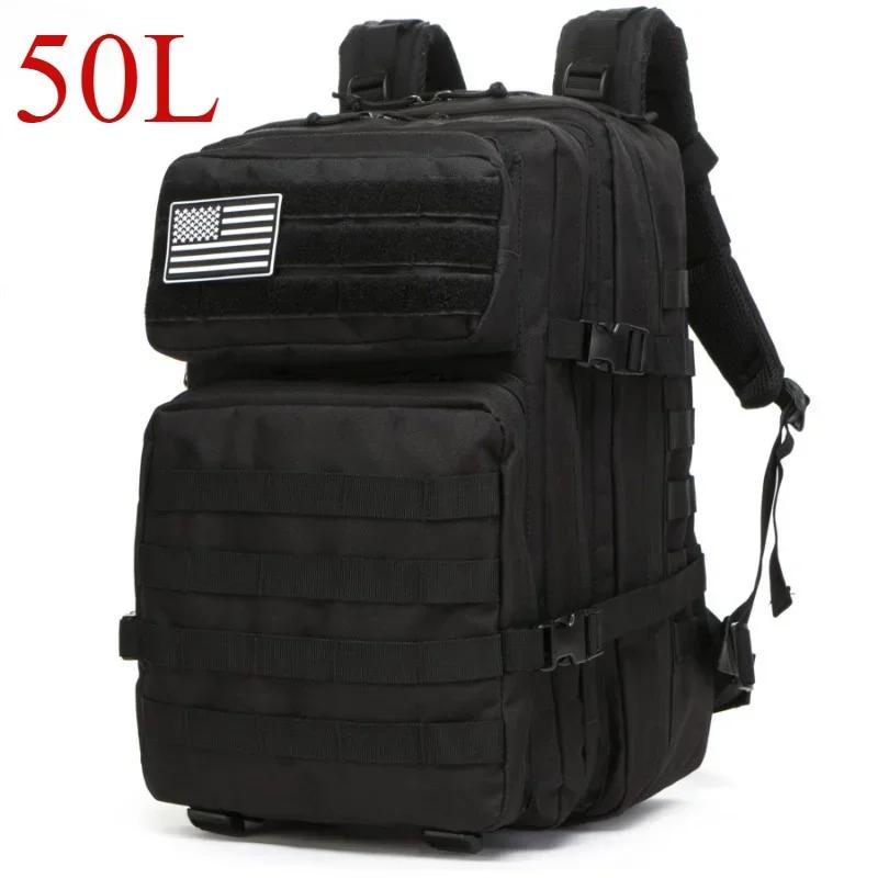25L/50L Rucsac tactic Molle Bag Genți de exterior Rucsac pentru drumeții Camping Trekking Vânătoare Pescuit Genți GYM Rucsacuri