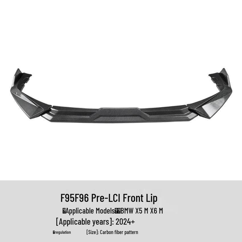 Front Lip Spoiler Kit for BMW X5M F95 & X6M F96 LCI 2024+