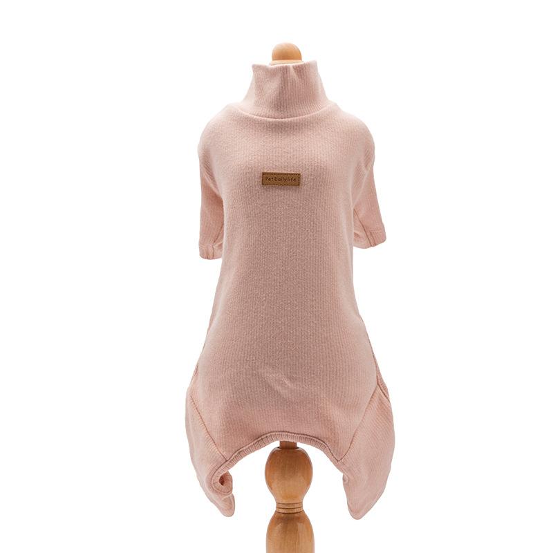 New Pet Clothes Autumn and Winter Warm Than Bear Teddy Four-legged Clothes Embroidered Love Puppy Dog Clothes