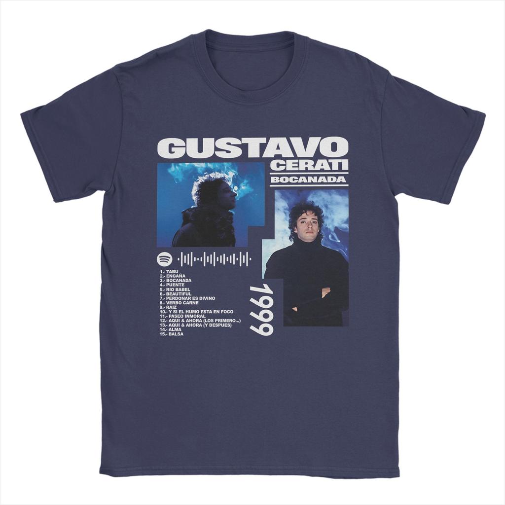 Rapper Gustavo Cerati Tour Album Cotton T Shirt For Unisexs Summer Vintage T Shirts Popular Tee Shirt Oversized Wholesale Clothing