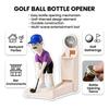 Golf Ball Wine Bottle Opener Novelty Metal Corkscrew for Party Games Creative Barware for Home Bar Picnic and Holiday Gifts 1 Piece