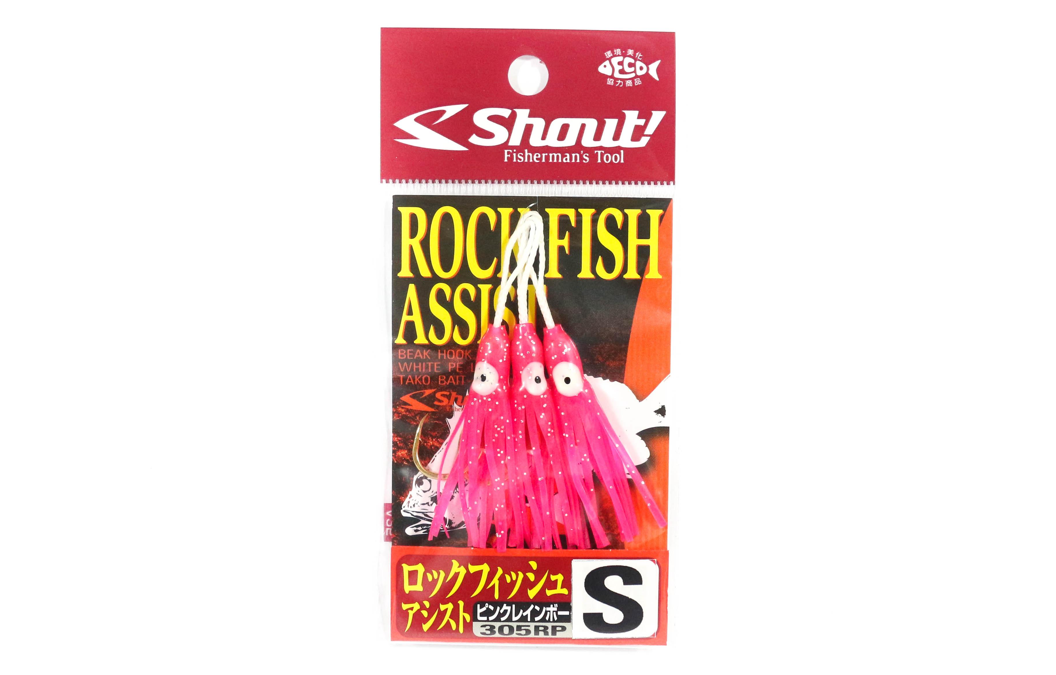 

Shout 305-RP Rock Fish Squid Skirt Assist Hook Розовый Размер S (1/0) (1857 г.)