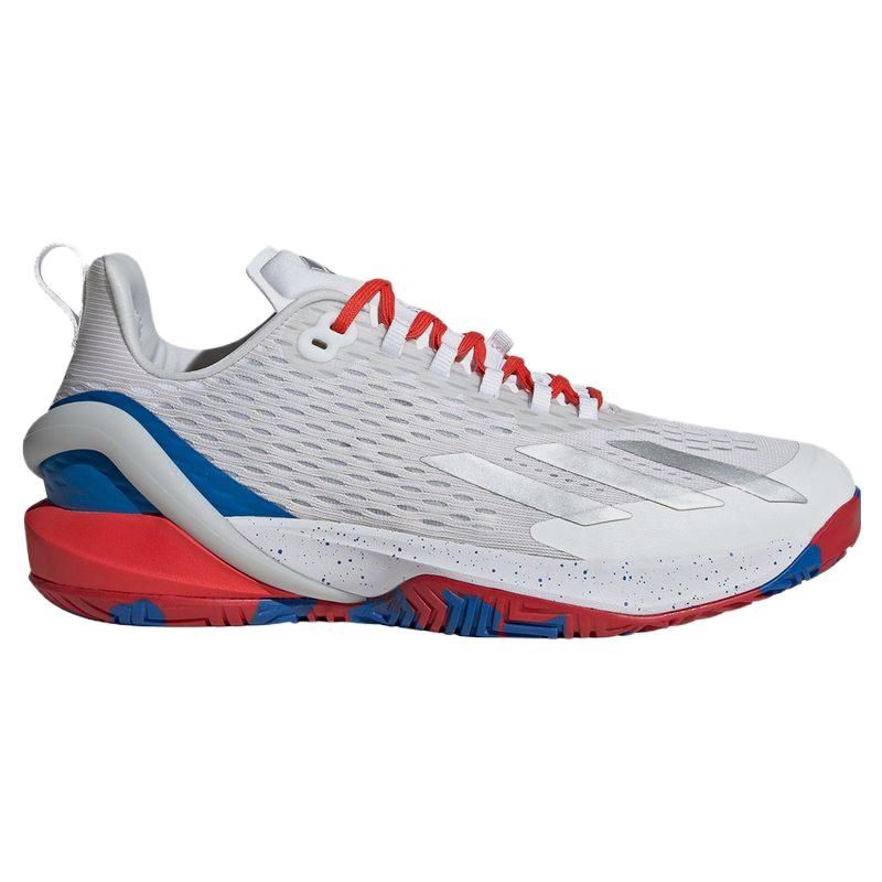 Adidas Adizero Cybersonic White Blue Bright Red Men Sneakers Cloud-White Silver-Metallic IG9513