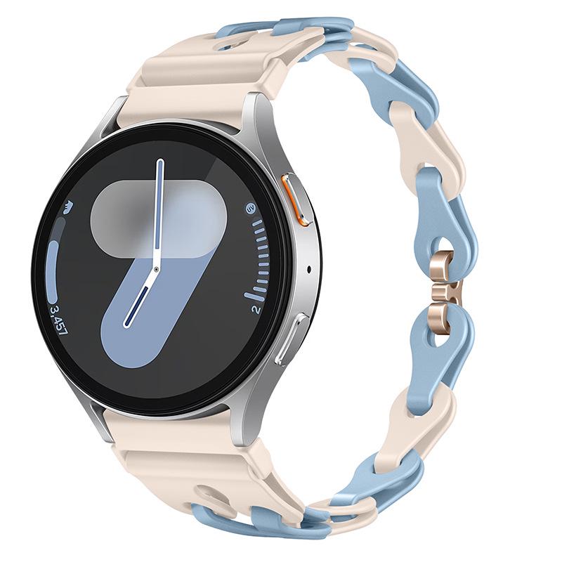 Fashion Hollow Silicone Strap for Samsung Watch7 & Huawei GT3 Pro