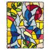 Geometric Abstract Latch Hook Pillow & Rug Kit DIY Section Embroidery for Home Decor, Modern Gift