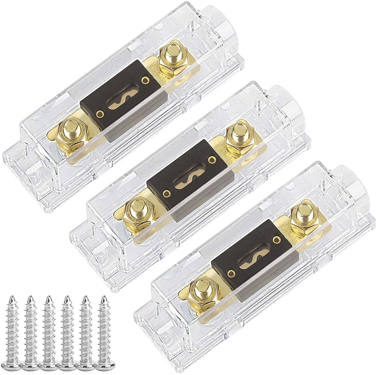 

3 plug-in fuse boxes