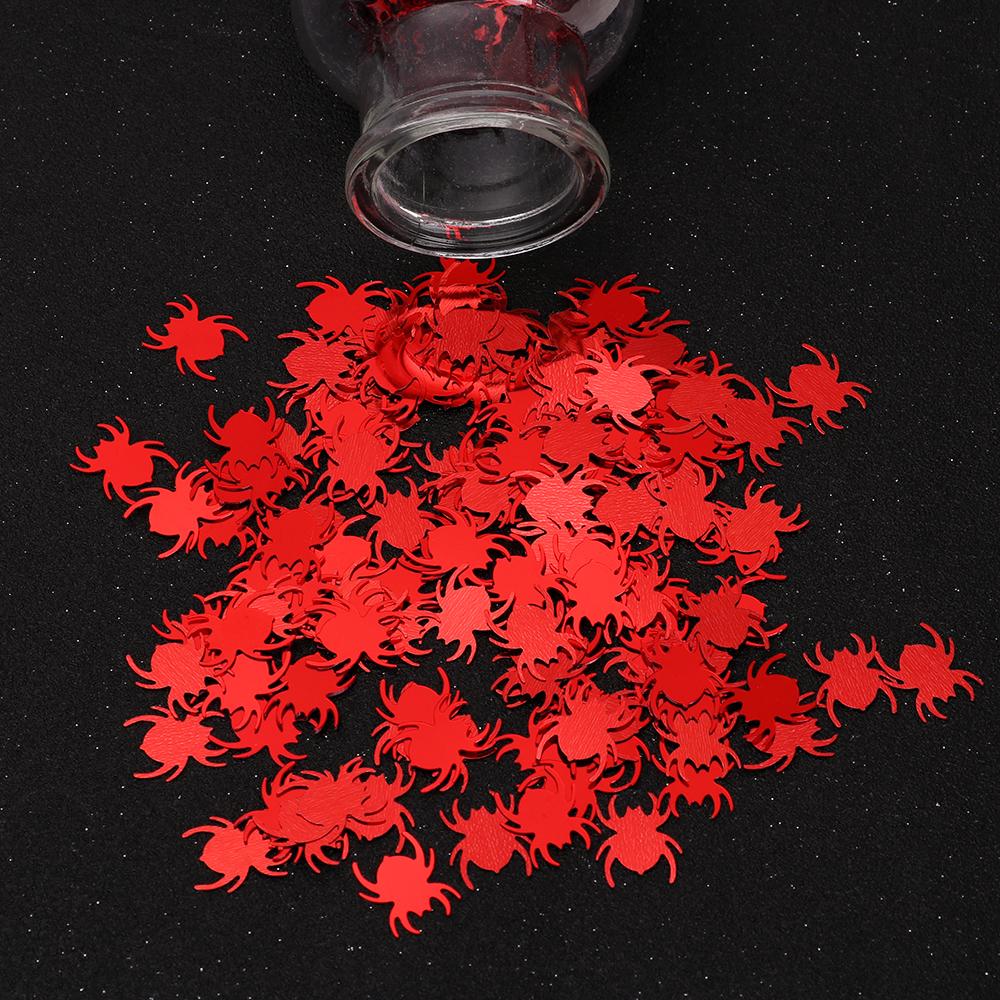 New Fashion Spider Bat Cat Acrylic Confetti Sprinkle Sequins Halloween Party Table Decoration Wedding Supplies Home Ornament