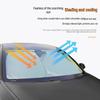 Xpeng P5/P7 Opaque Sunshade: Car Window Heat Insulation & Privacy Curtains for Camping