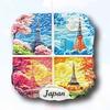 Japan Refrigerator Magnets Tokyo Travel Souvenirs Mount Fuji Hokkaido Sapporo Fridge Stickers Birthday Gifts