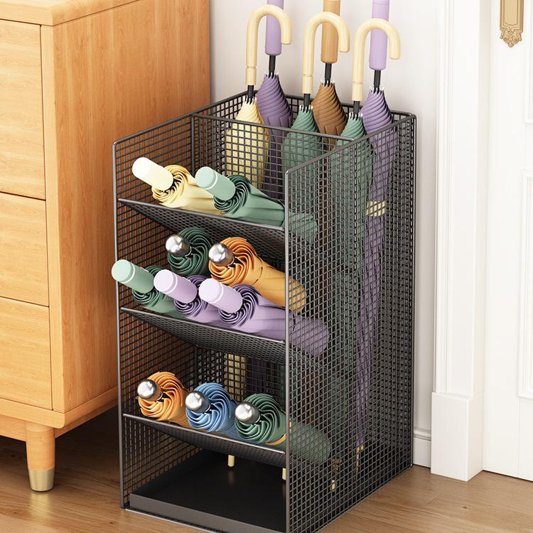 Stojak na parasole do przedpokoju - do użytku domowego i komercyjnego, z odpływem