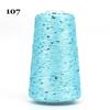 Sequin Cotton Yarn: 50g Fancy Skein for Hand & Machine Knitting