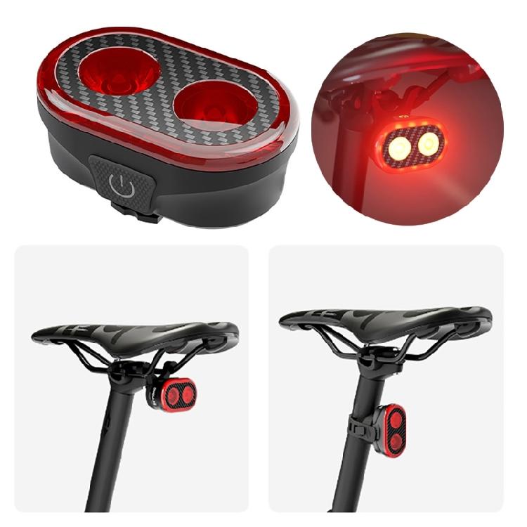 Cycling Warning Brake Light Brake Sensing LED Brake Light Bicycles Brake Taillight Turning Light Watertight Tail Lamp