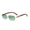 JYL TS Women's Retro Small-Frame Rimless - Trendy Fashion Sun Eyewear LB7838 ZZC-160053