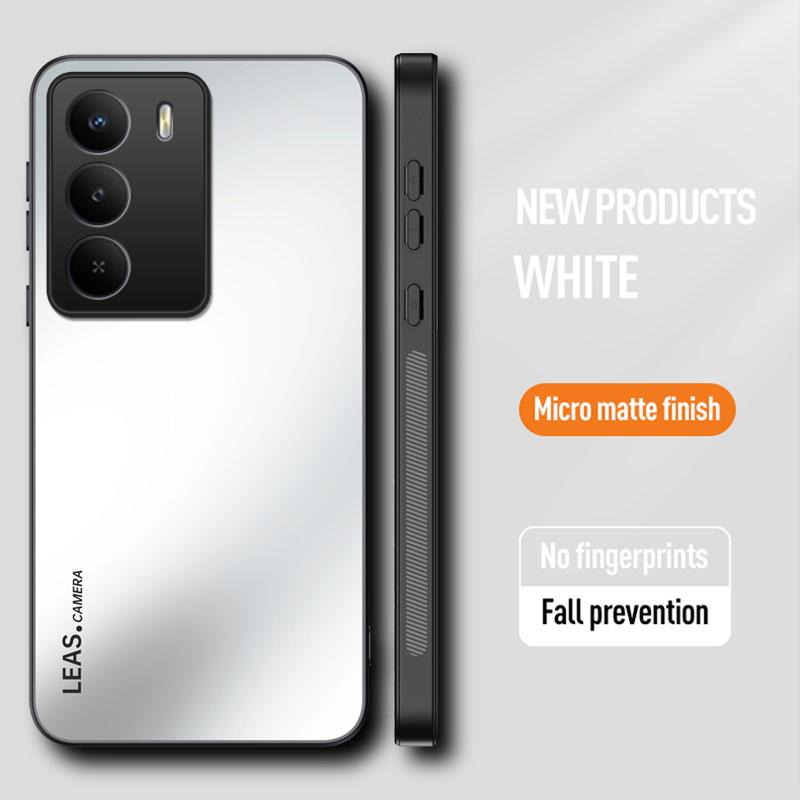 

AG Matte Shockproof Case for Realme C71 C73 C75 C63 GT 7 Pro 7T Neo 7 SE Frosted Hard Bumper Phone Cases Anti-fingerprint Funda Realme C75 белый